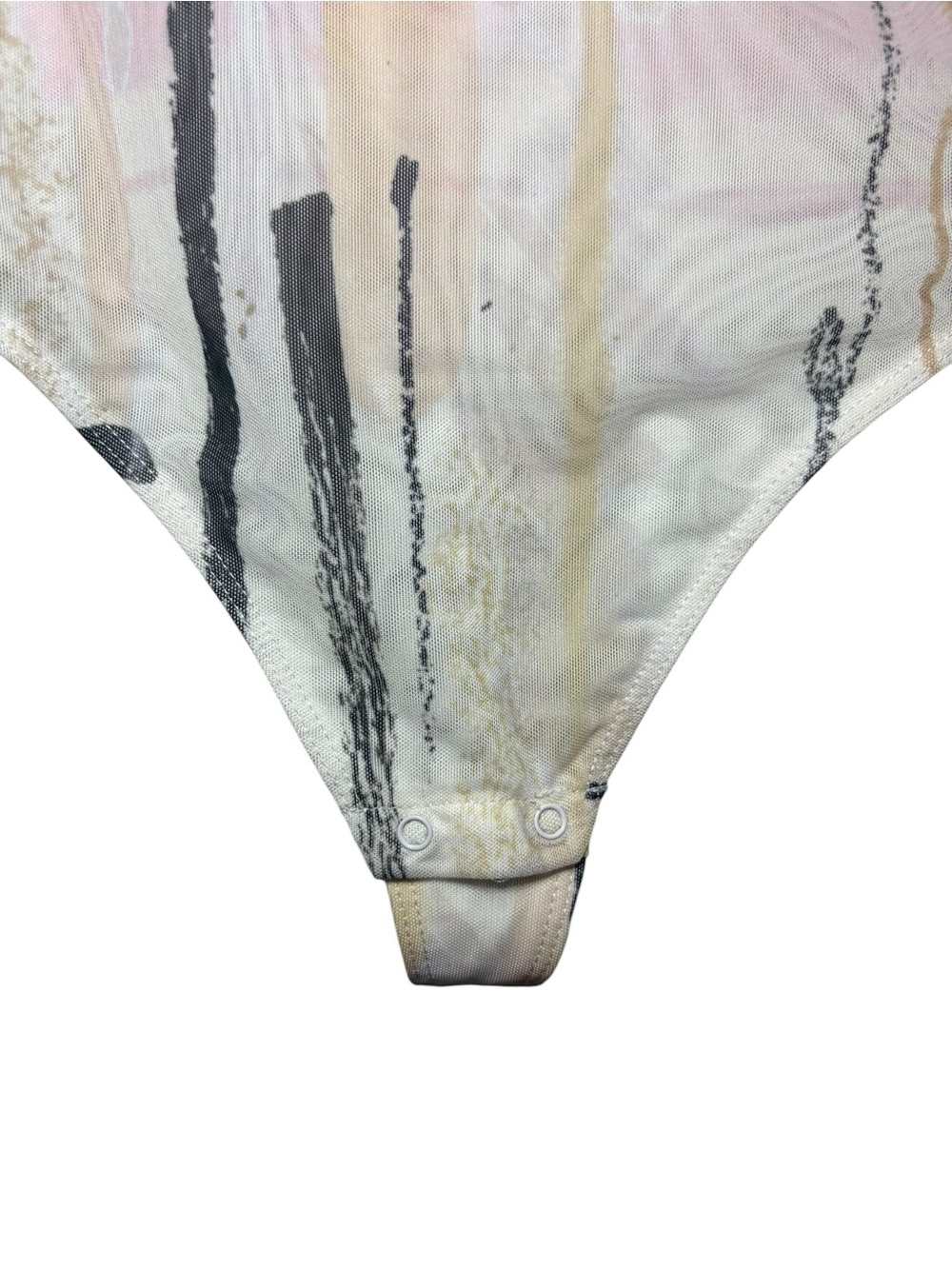 Aritzia Babaton Parlay Bodysuit Long Sleeve- Cream, Black, Pink Size XS - Picture 7 of 11